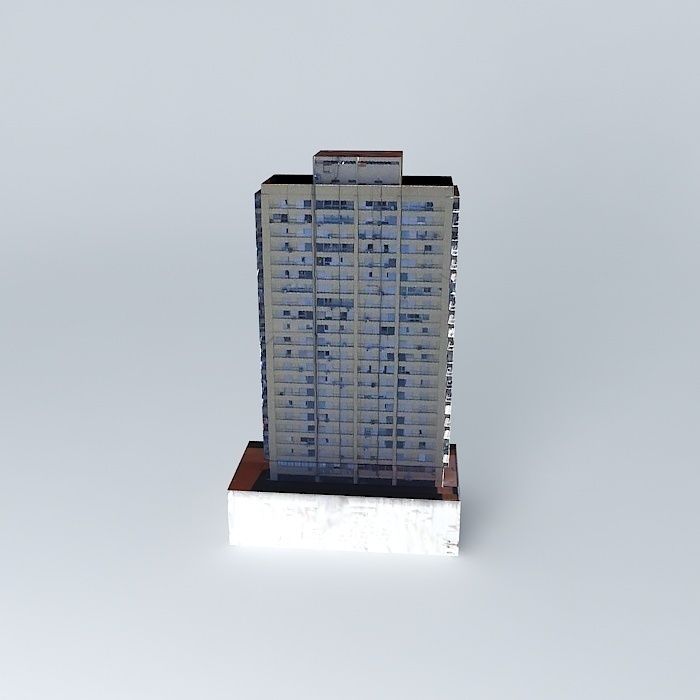 Cordoba building 945 to 959 Free 3D model_2