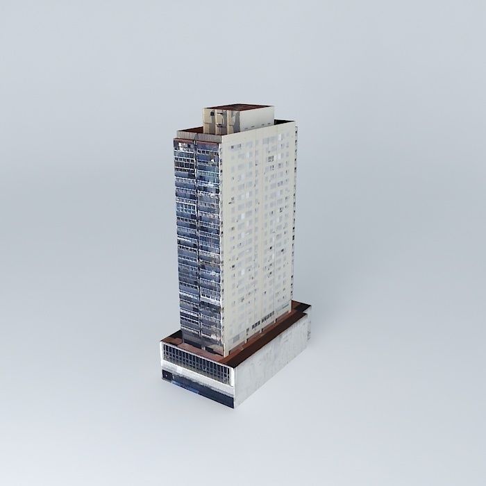 Cordoba building 945 to 959 Free 3D model_1