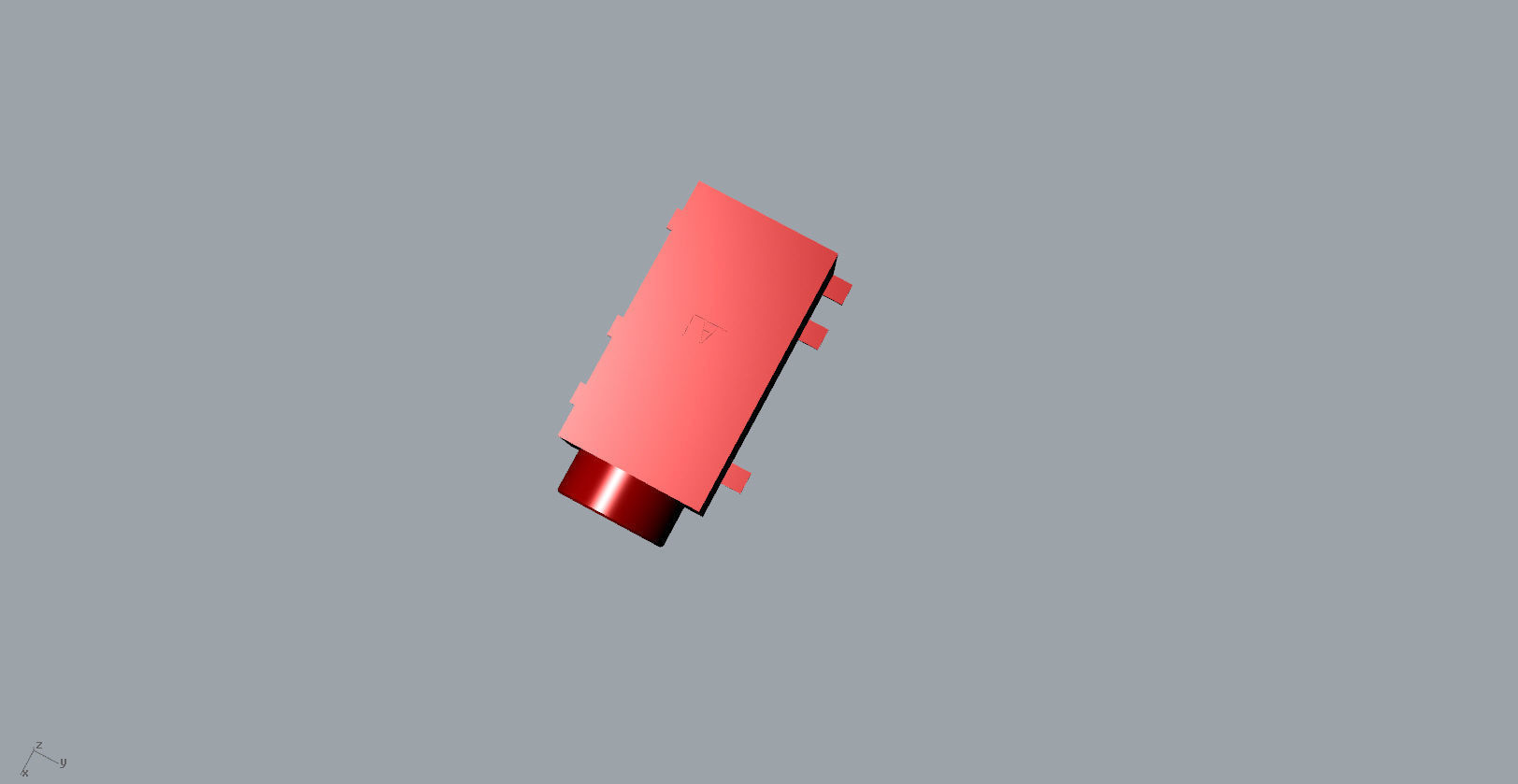 ear jack 3D Model  3D print model_5