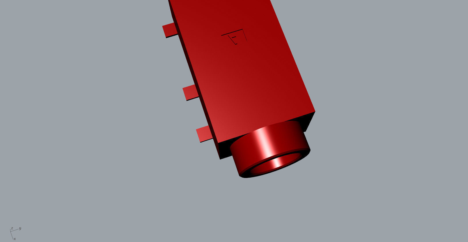 ear jack 3D Model  3D print model_6