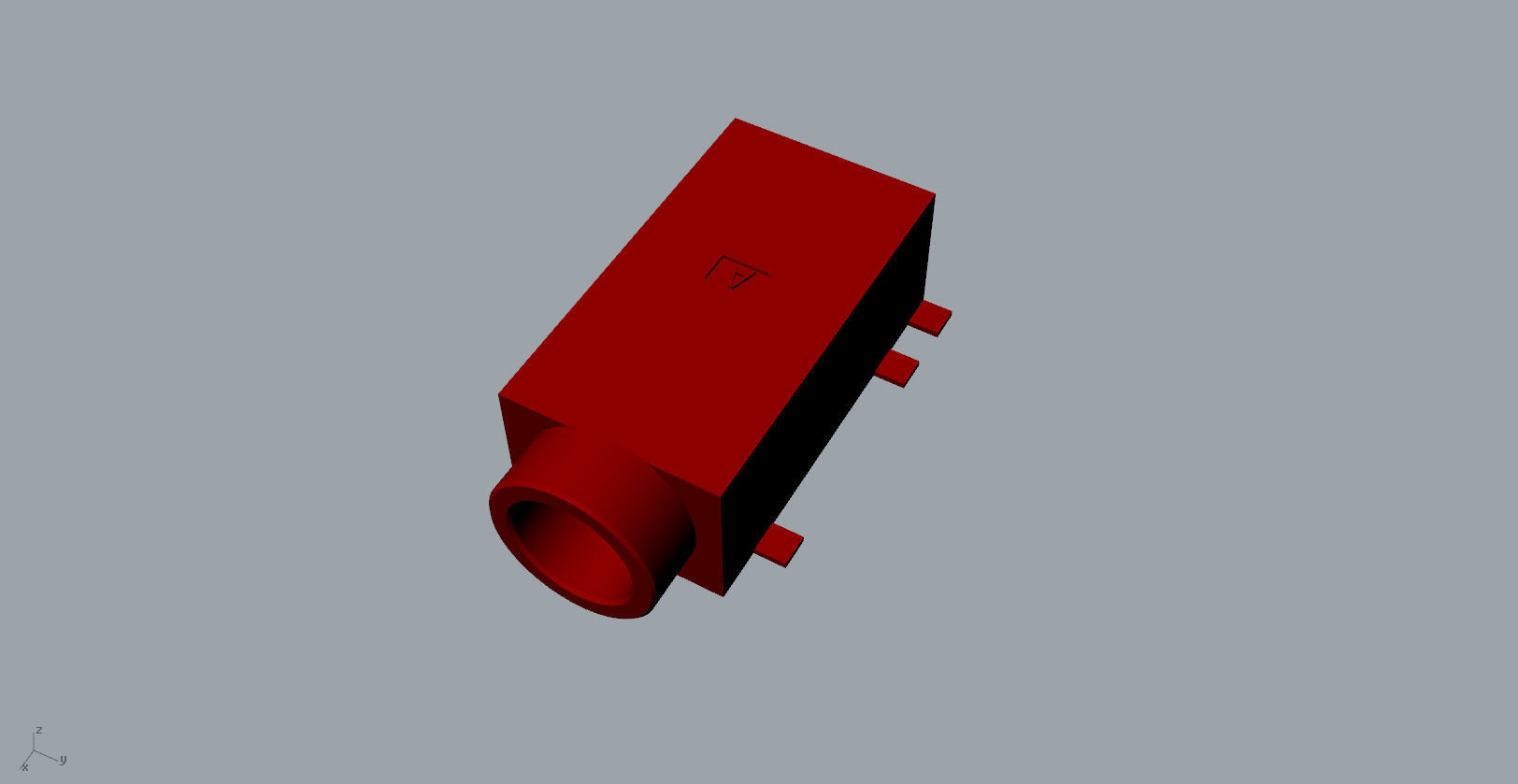 ear jack 3D Model  3D print model_4