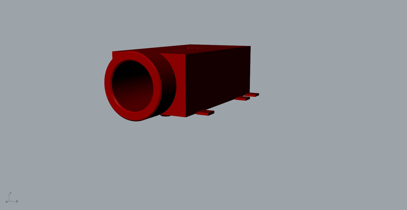 ear jack 3D Model  3D print model_3