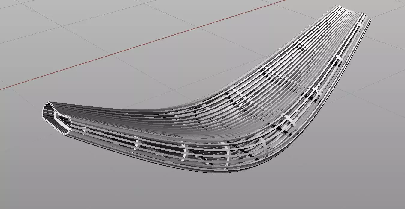 hammock style chair  3D model_0