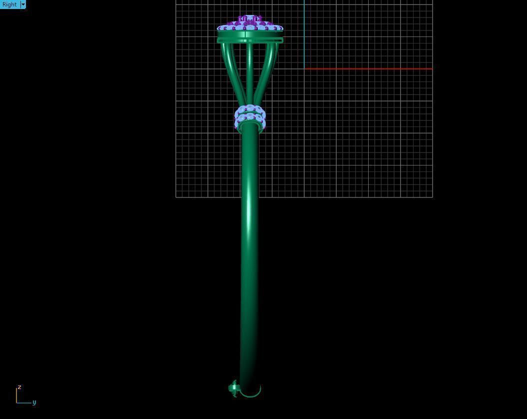 Duo Diamond Bracelet 3D print model_6