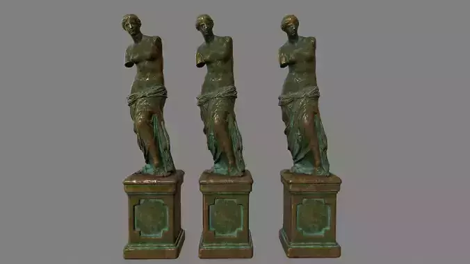 Venus  de  Milo Low-poly 3D model