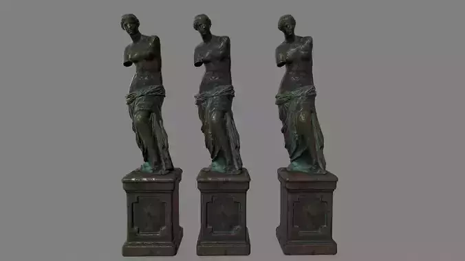 Venus  de  Milo Low-poly 3D model