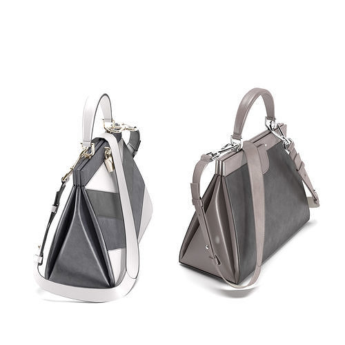 handbag two handbags 3D model