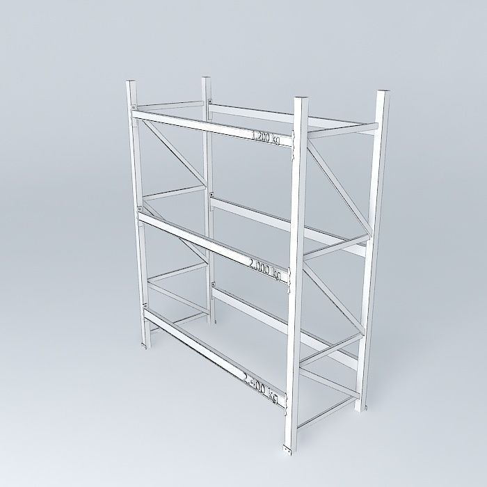 porta palete completo Free 3D model_3