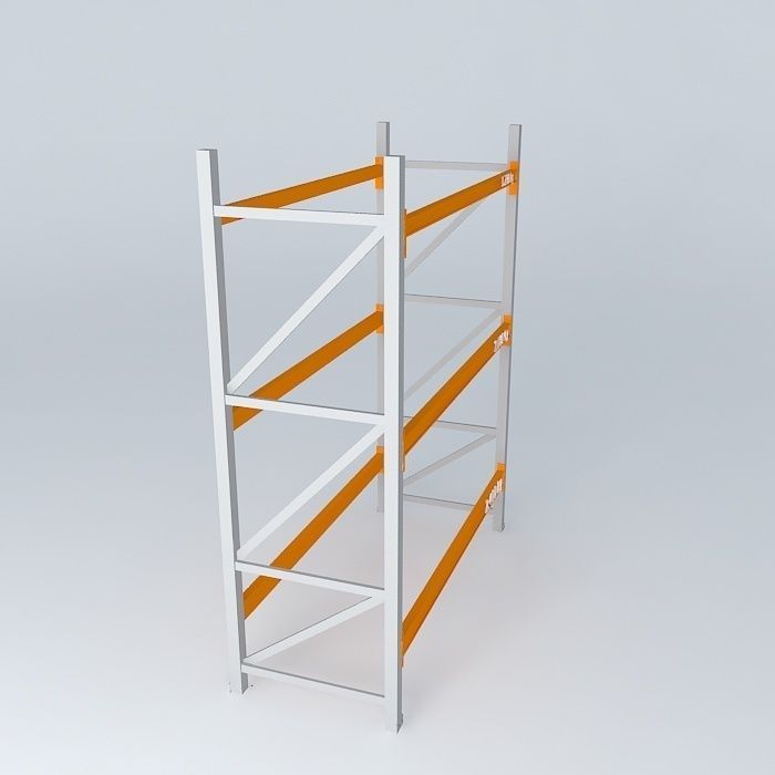 porta palete completo Free 3D model_1