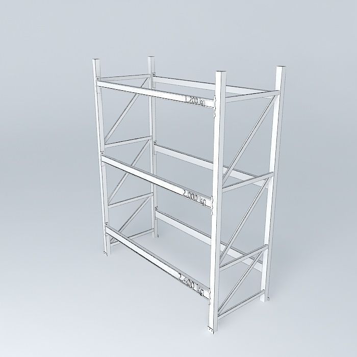 porta palete completo Free 3D model_4