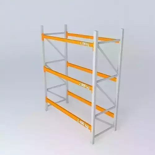 porta palete completo Free 3D model