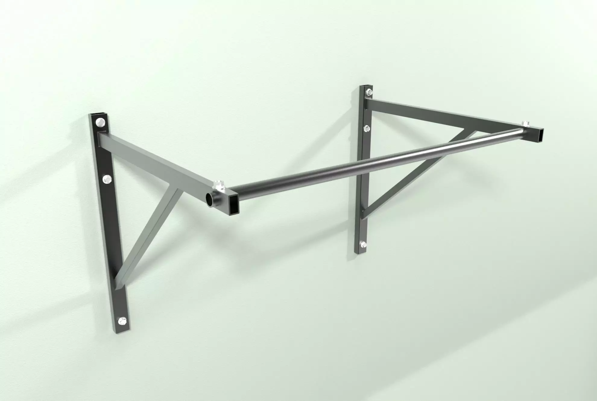 Pull up bar 3D model_0