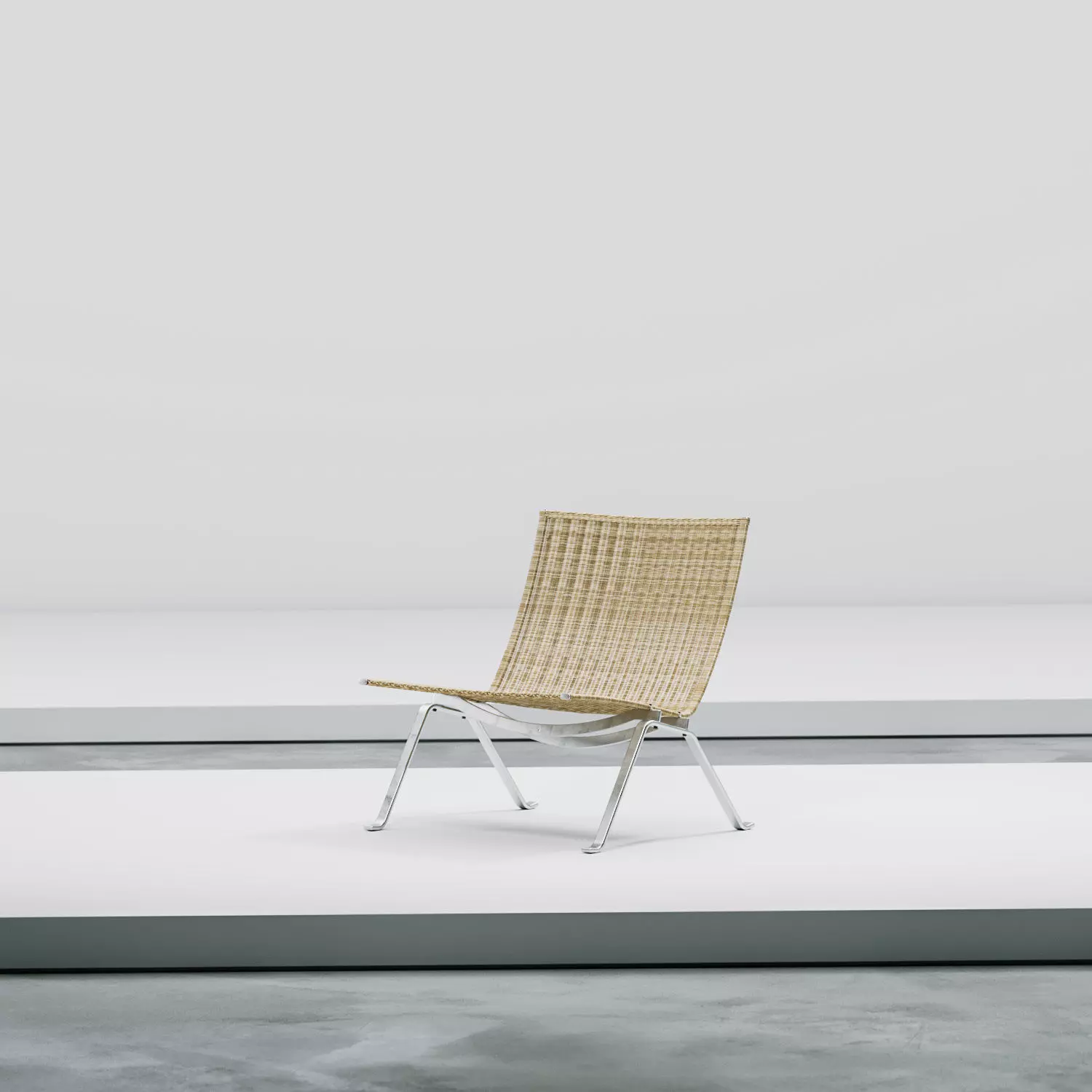 PK 22 rattan armchair 3D model