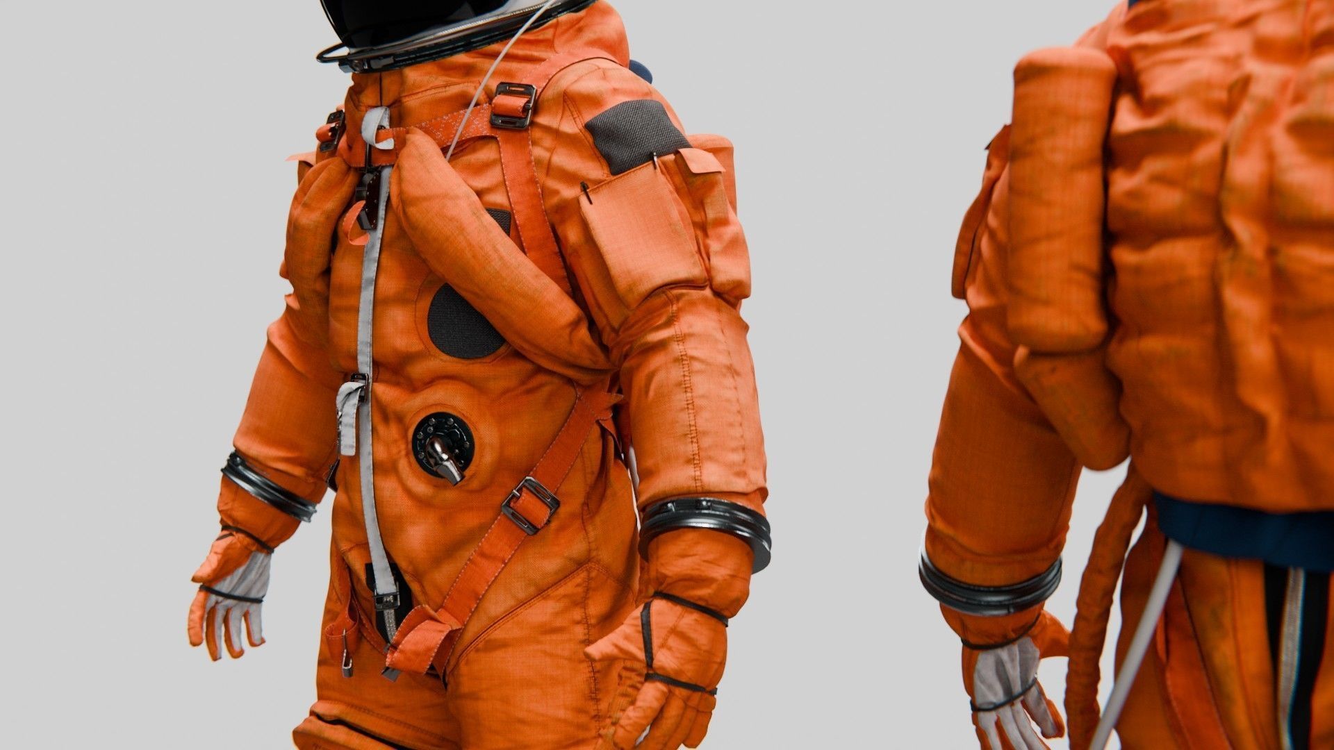 SPACESUIT Orange ACES 3D model_5