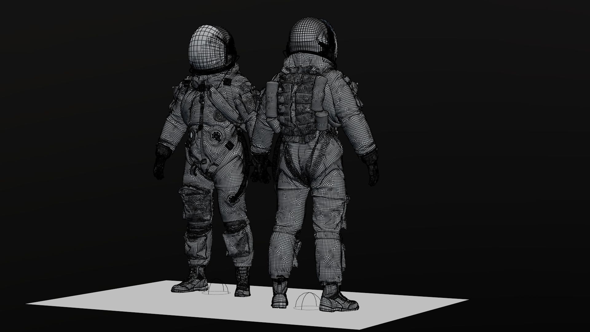 SPACESUIT Orange ACES 3D model_25