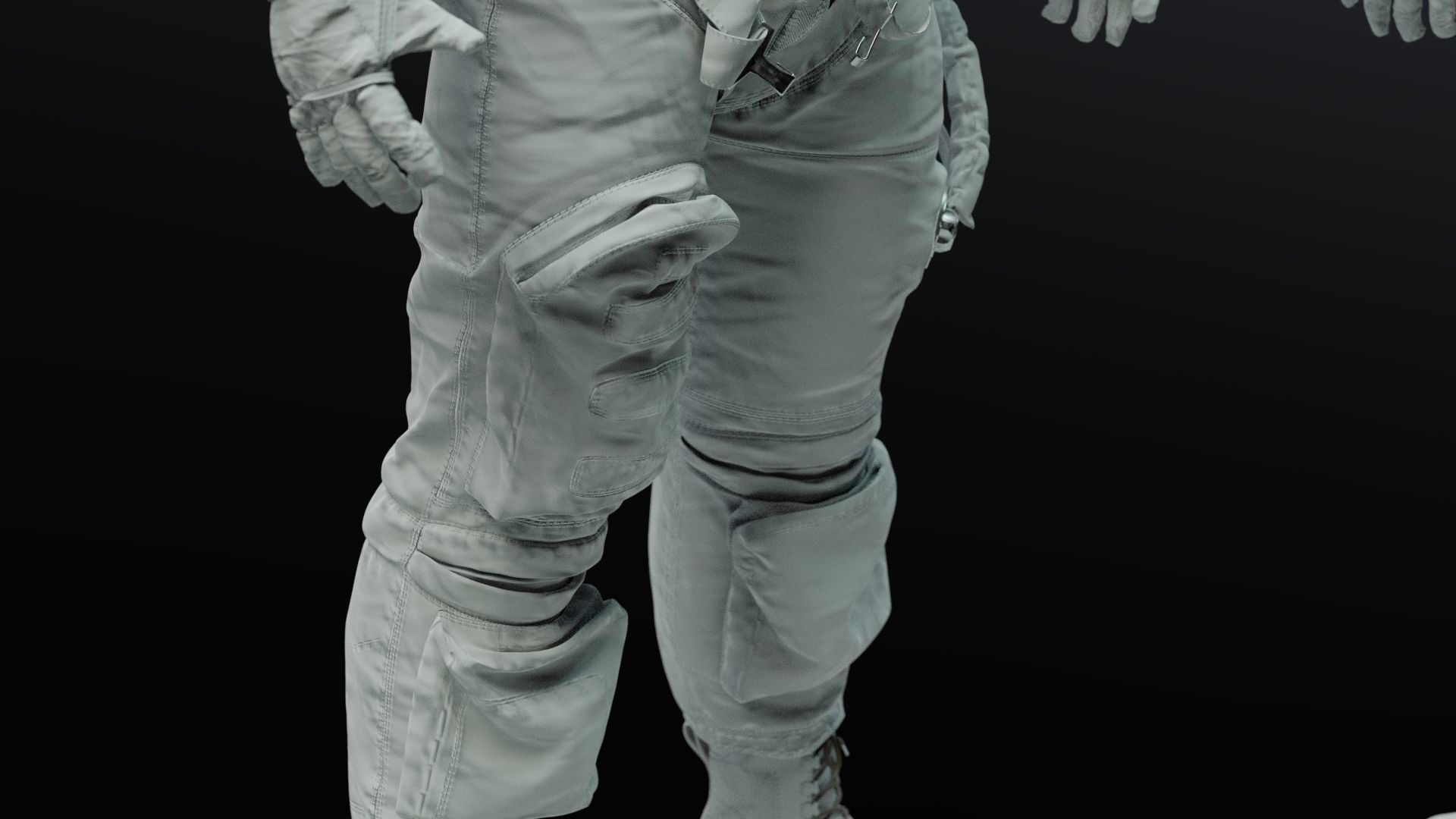 SPACESUIT Orange ACES 3D model_20