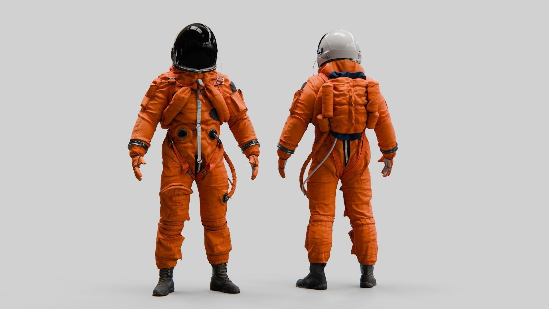 SPACESUIT Orange ACES 3D model_2
