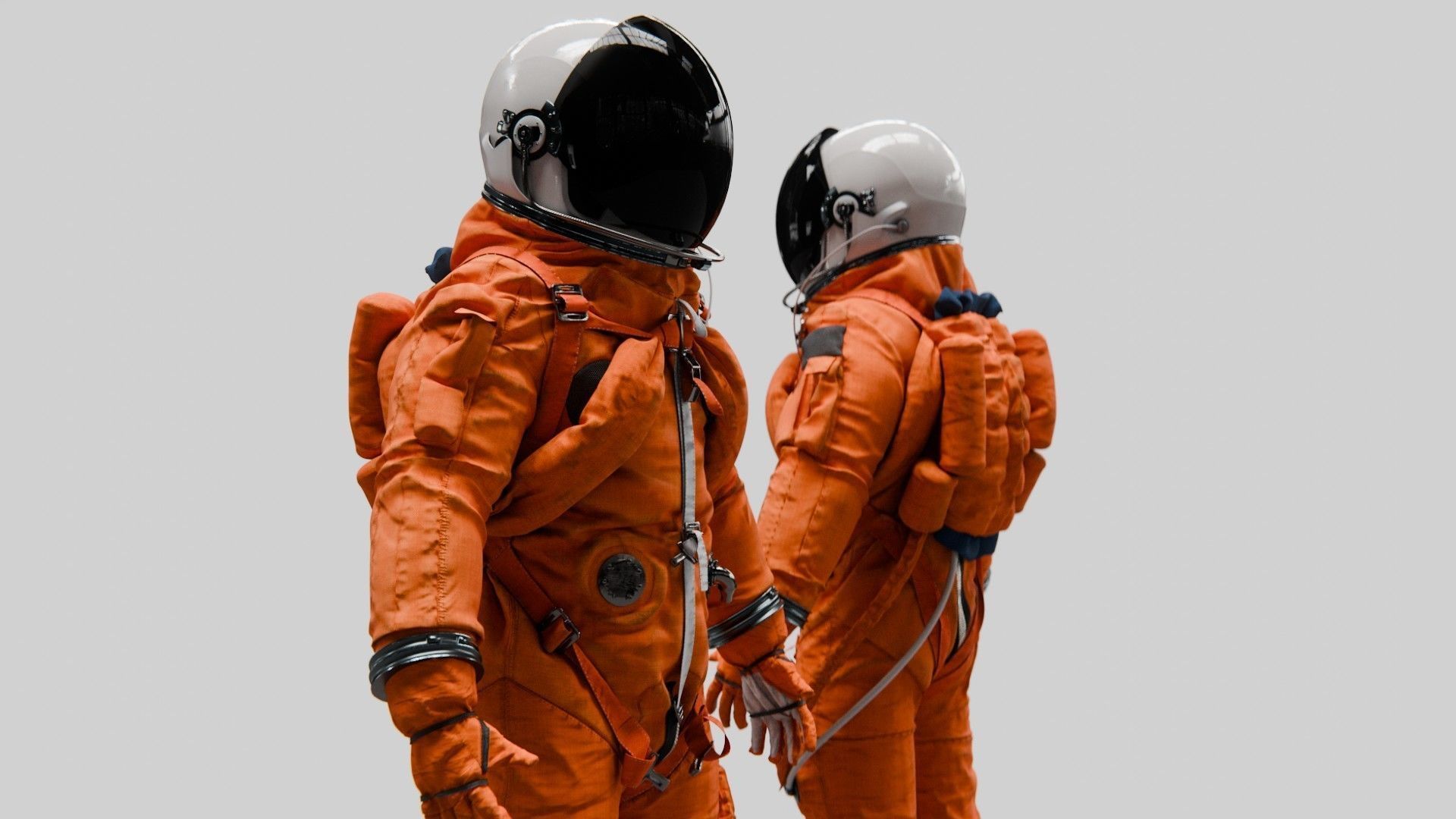 SPACESUIT Orange ACES 3D model_4