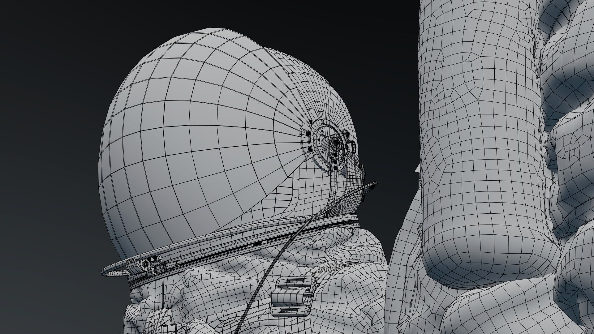 SPACESUIT Orange ACES 3D model_27