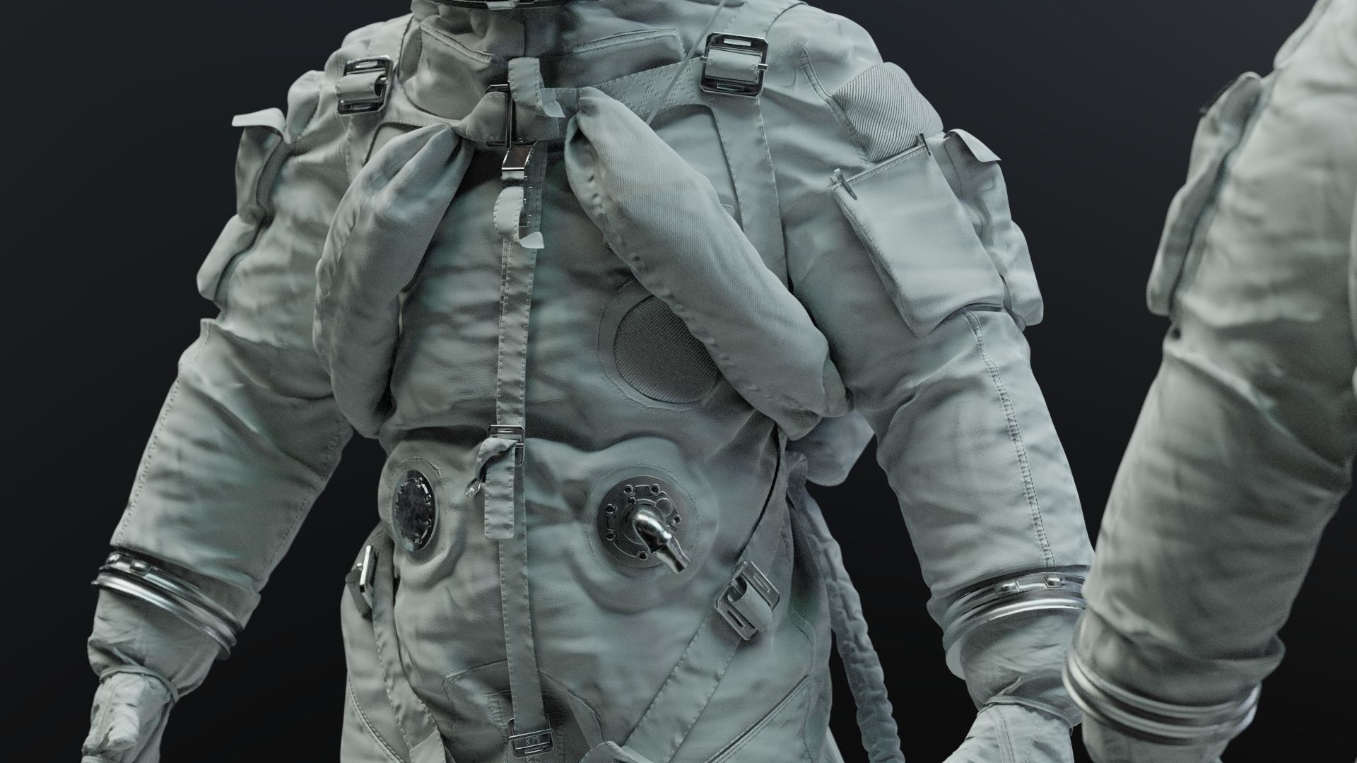SPACESUIT Orange ACES 3D model_18