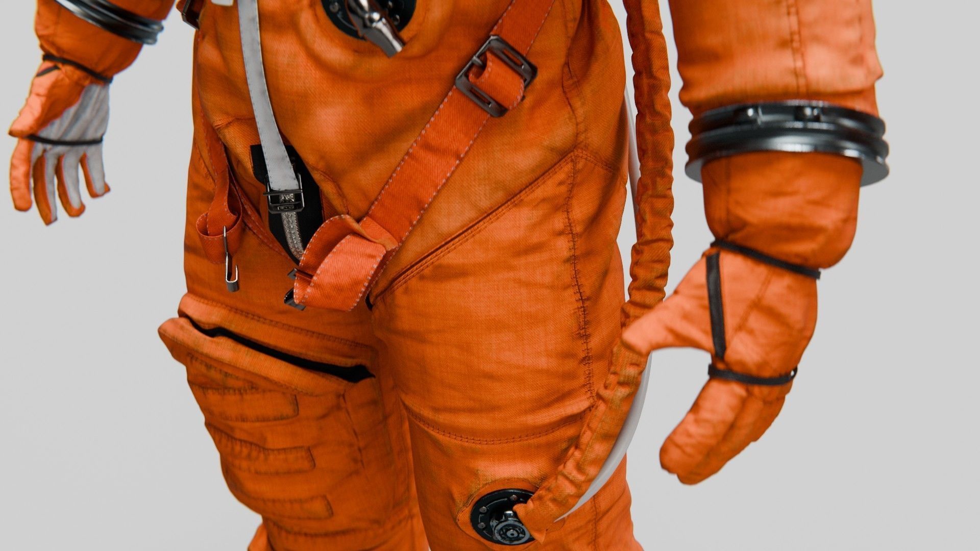 SPACESUIT Orange ACES 3D model_9