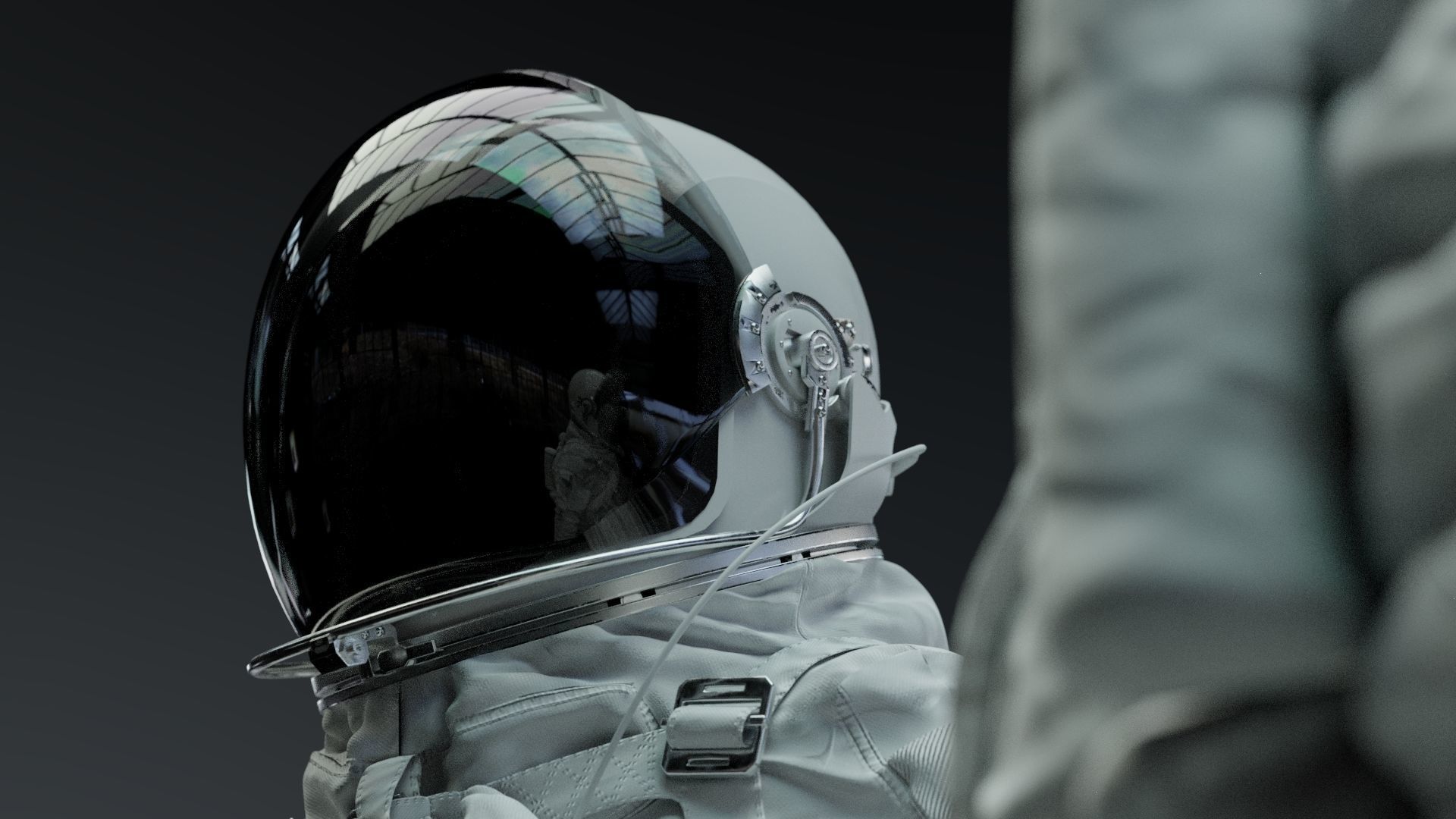 SPACESUIT Orange ACES 3D model_17