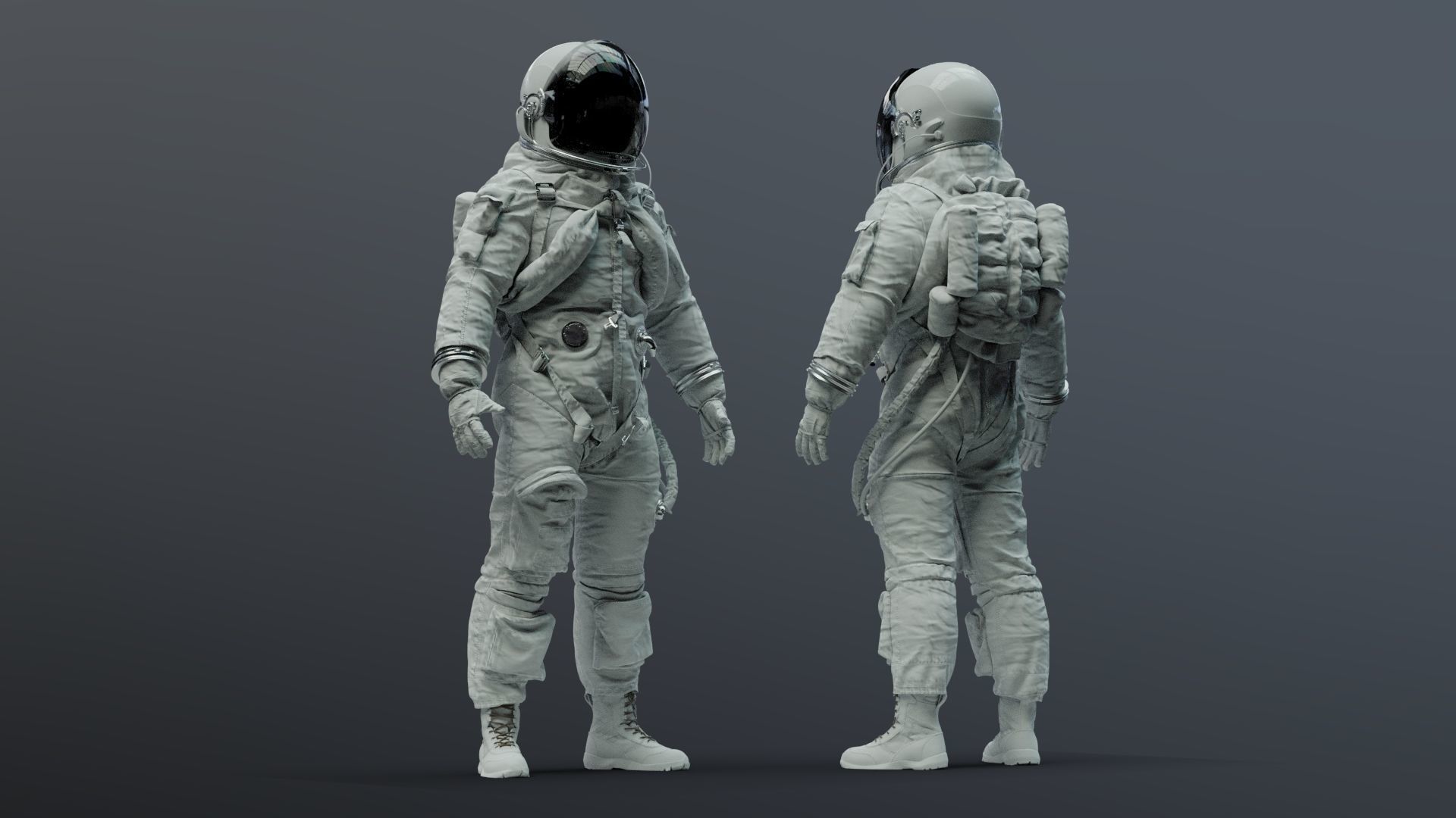 SPACESUIT Orange ACES 3D model_14