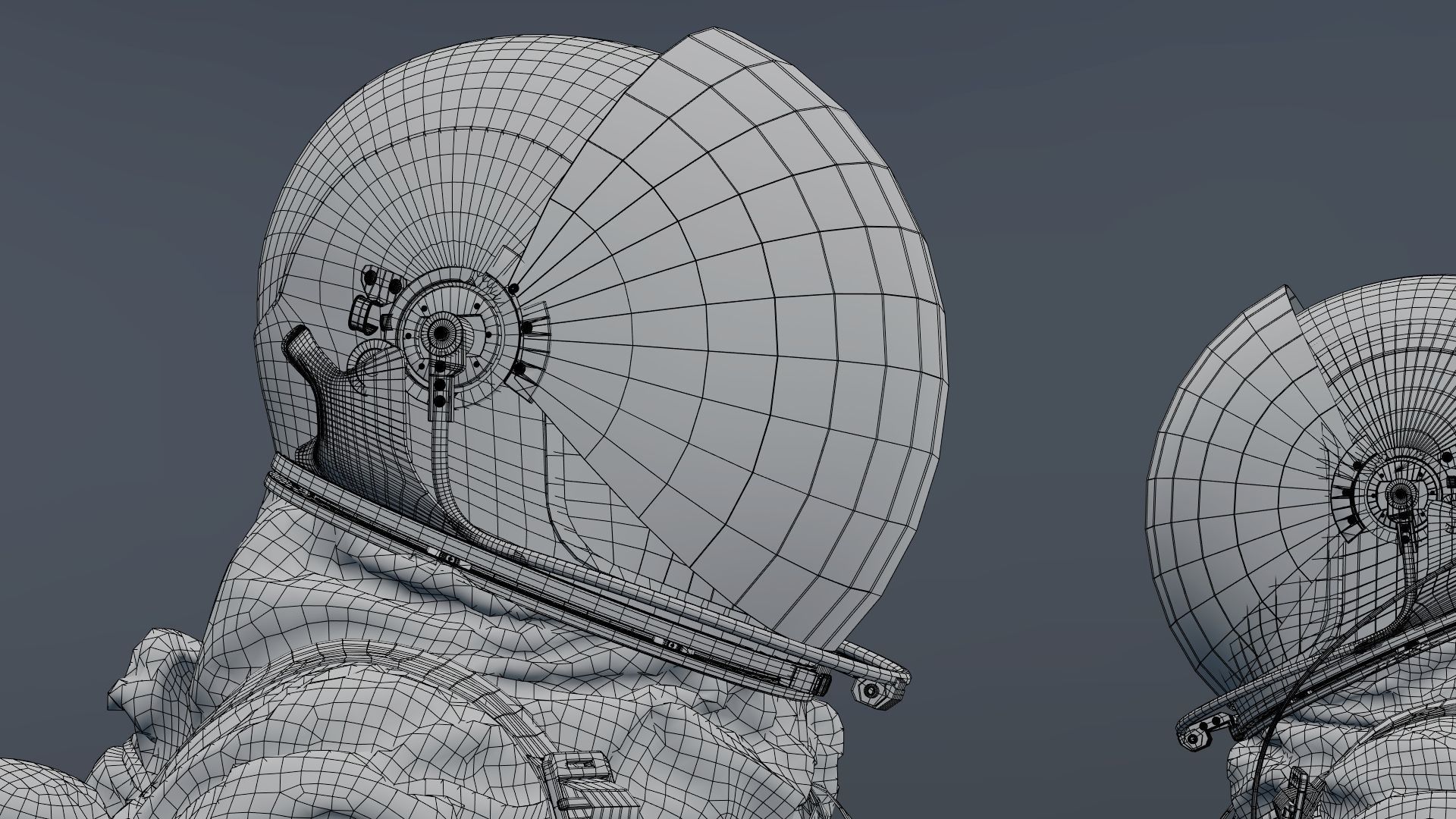 SPACESUIT Orange ACES 3D model_26