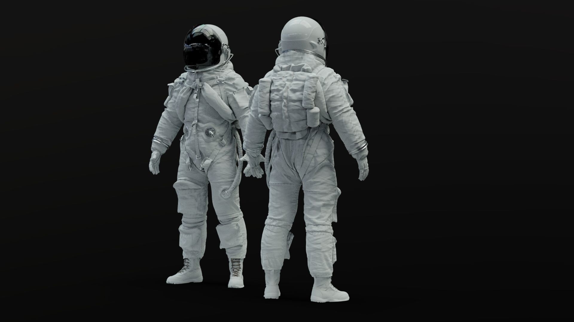 SPACESUIT Orange ACES 3D model_15