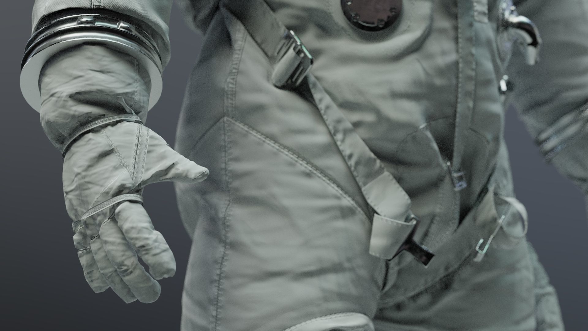 SPACESUIT Orange ACES 3D model_19