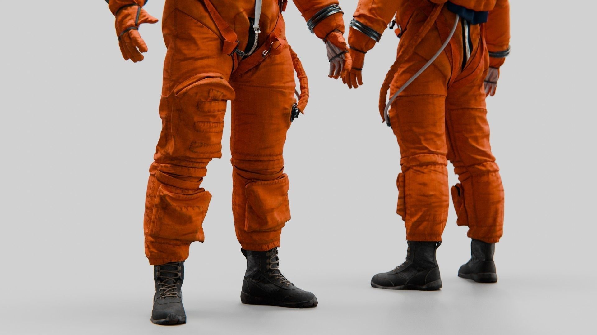 SPACESUIT Orange ACES 3D model_8