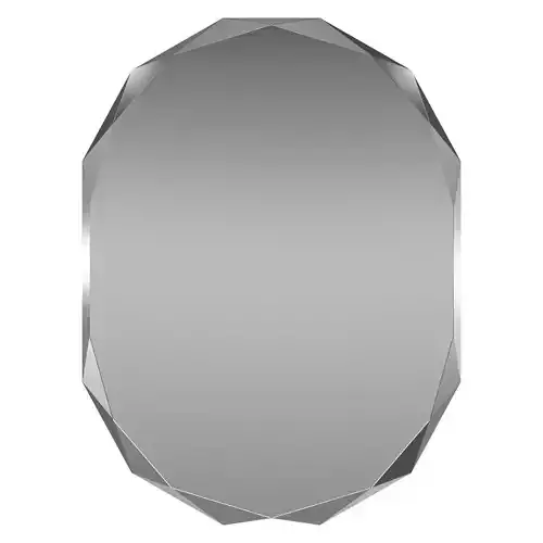 Traditional Frameless Diamond Wall Mirror WLAO1470 3D model