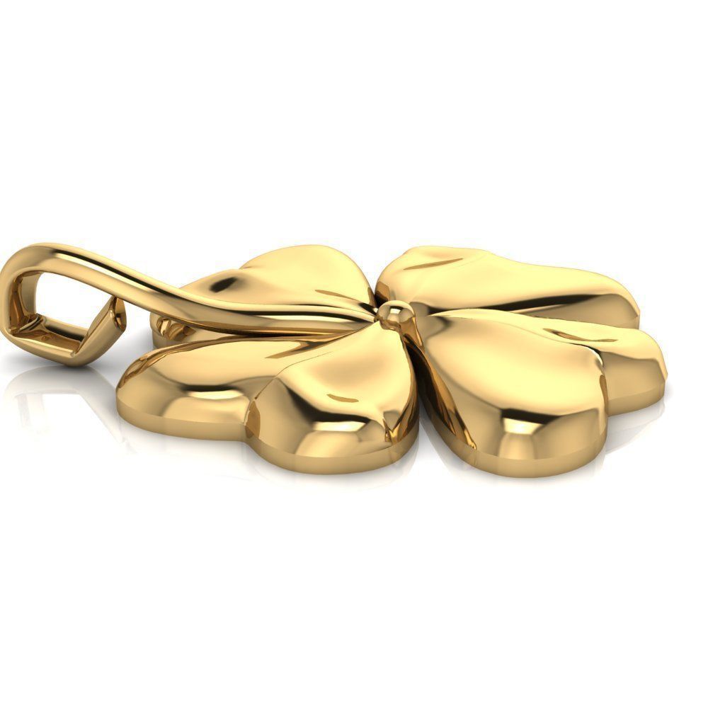 Shamrock Irish Leaf 3D print model_2