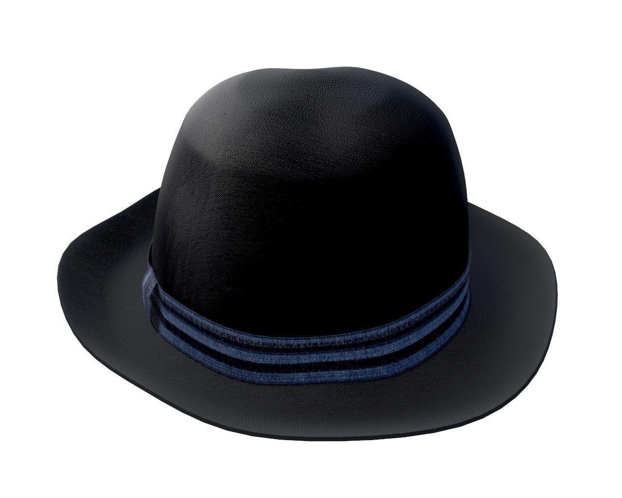vintage hat 3D model_3