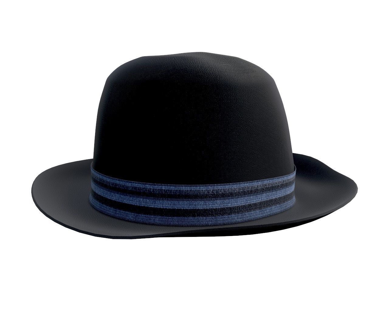 vintage hat 3D model_2