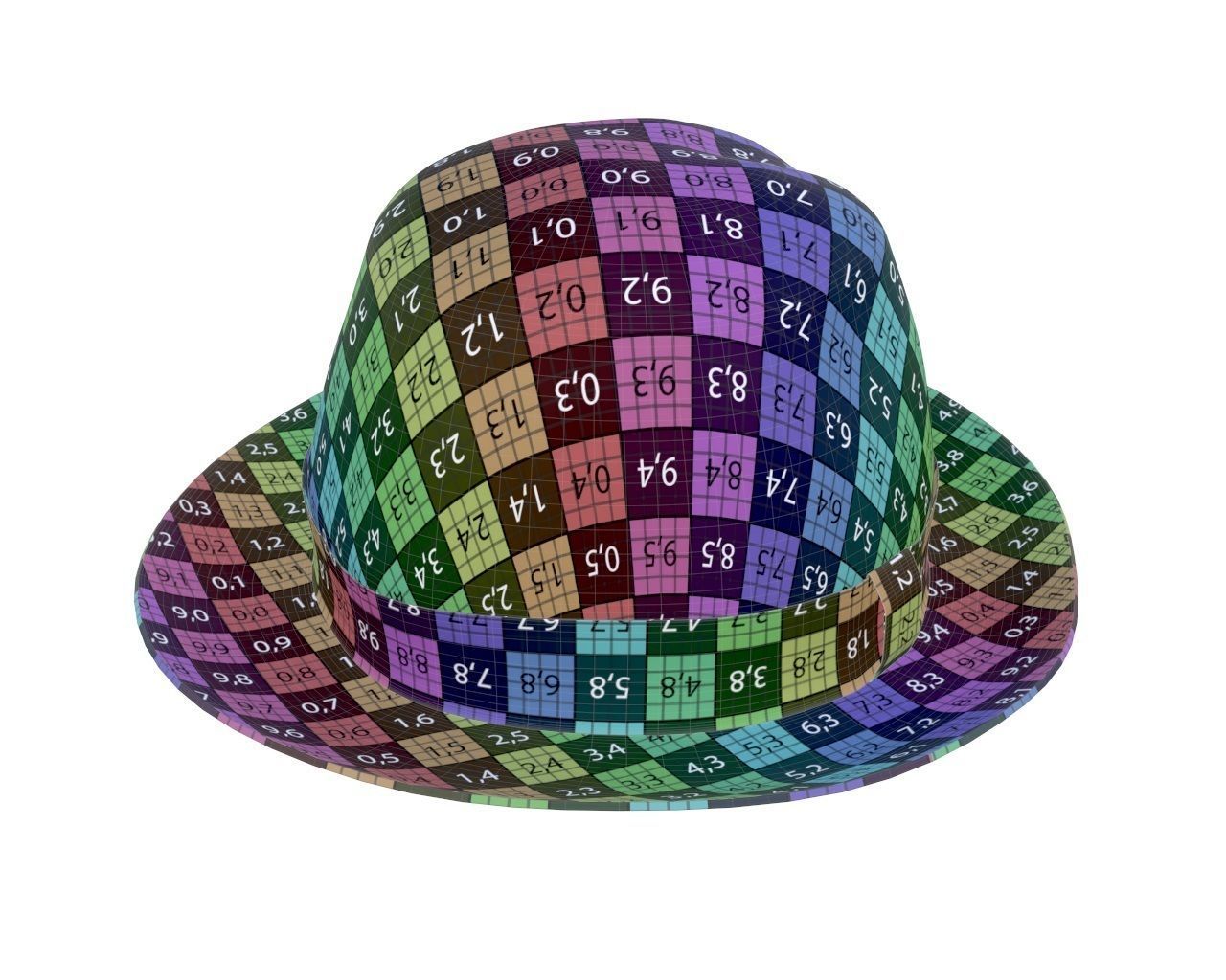 vintage hat 3D model_9