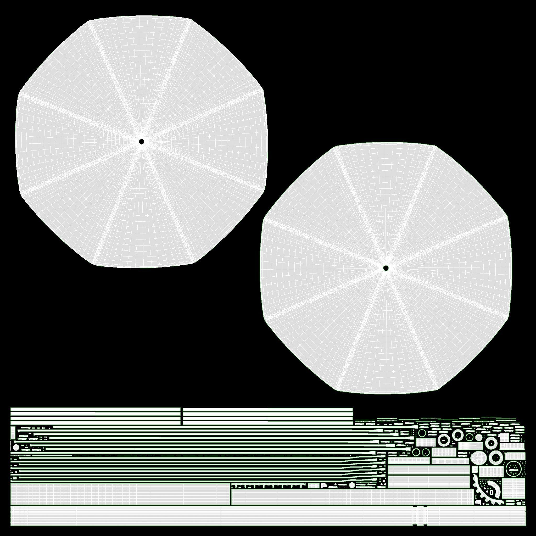 umbrella 01 3D model_12