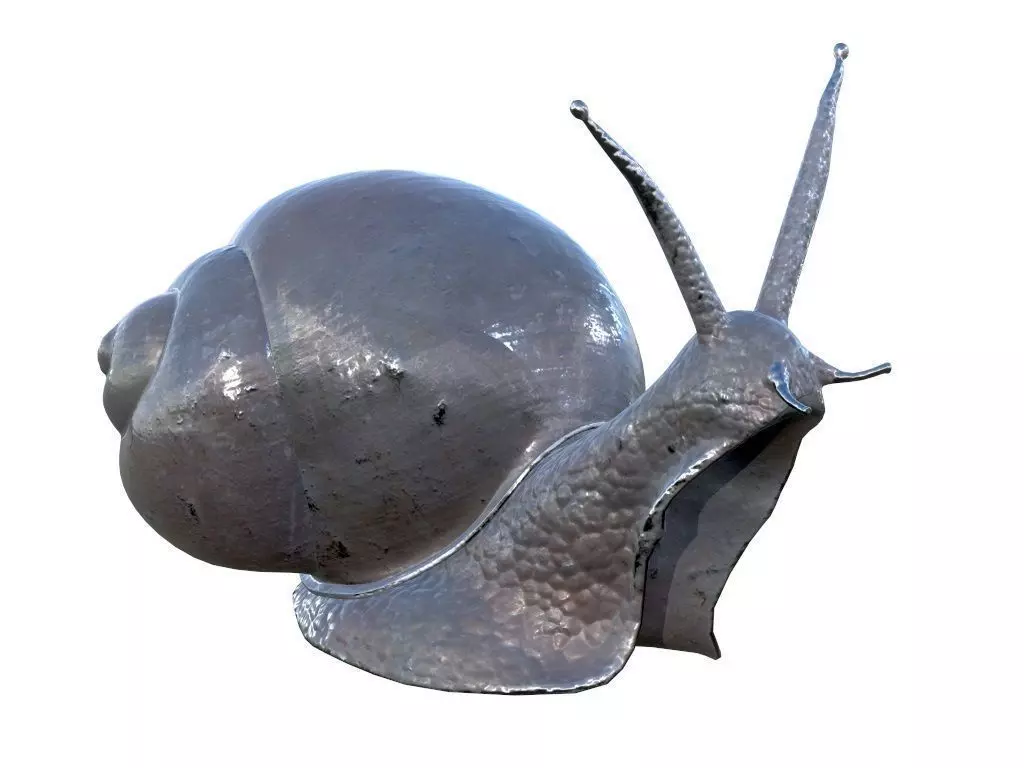 snail metal 3D model