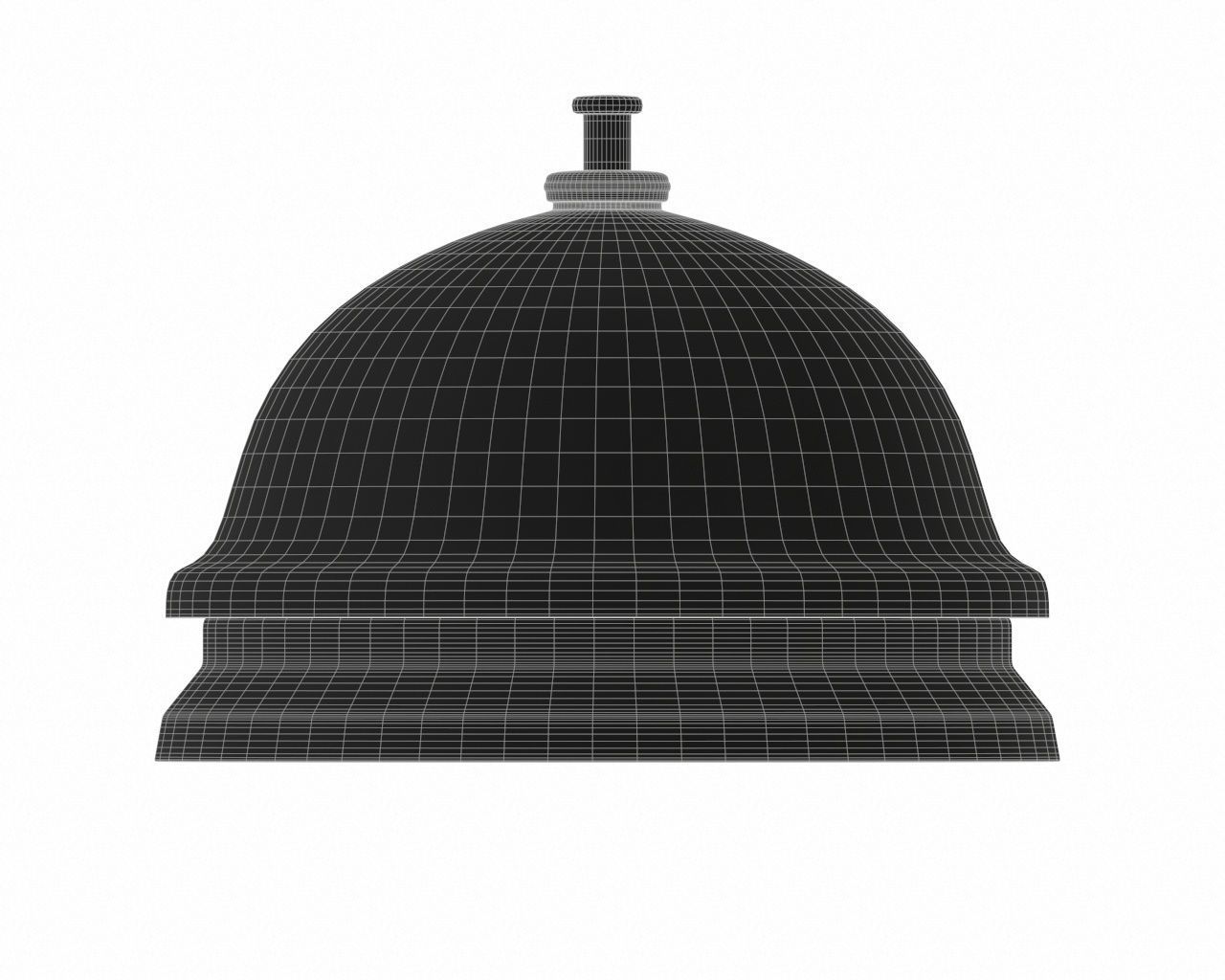 reception bell 3D model_5