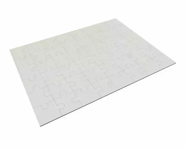 puzzle 48 pieces 3D model