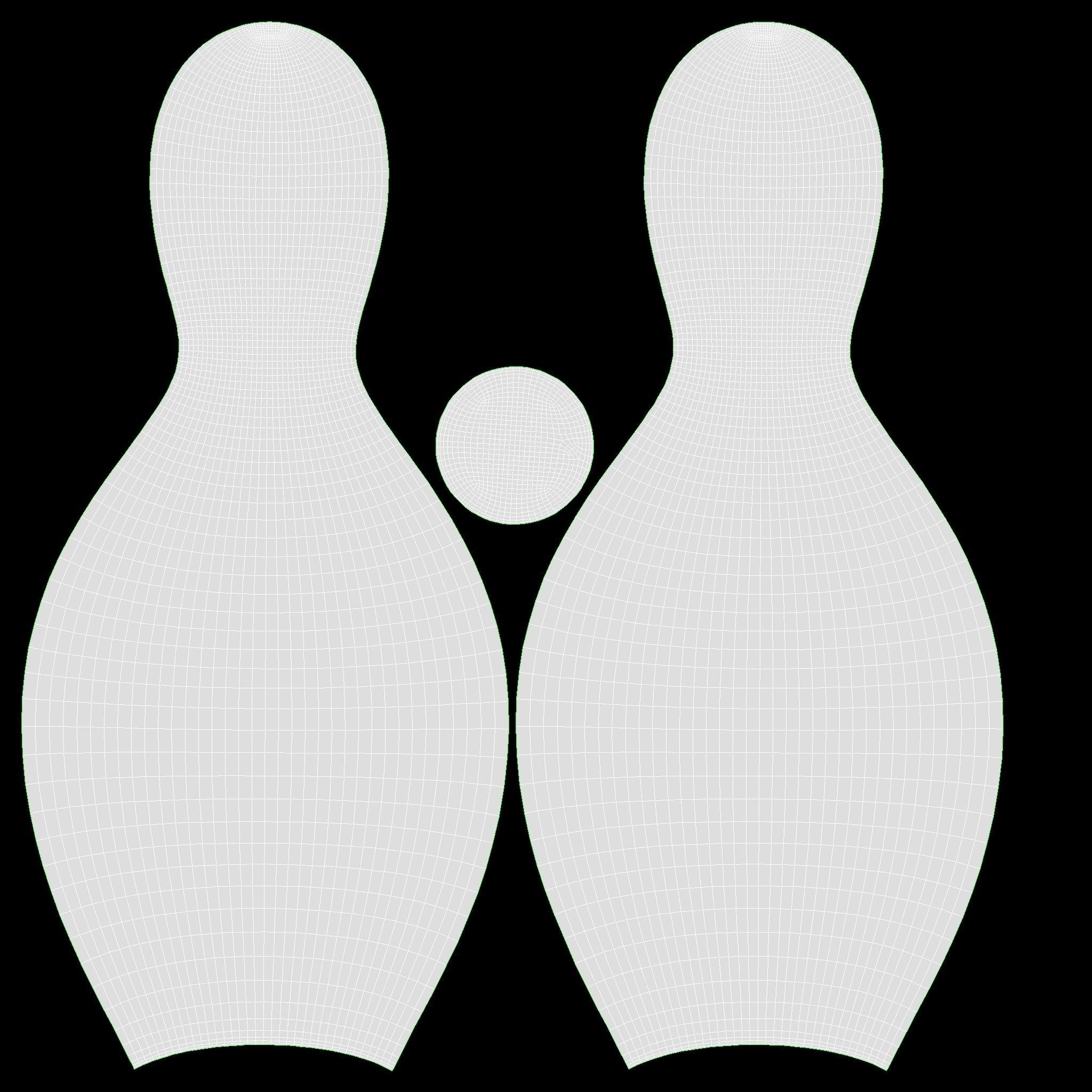 bowling ball and pin 3D model_10