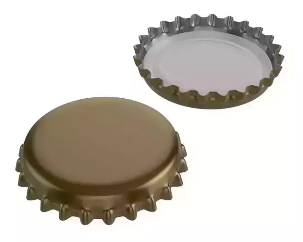 beer cap 3D model