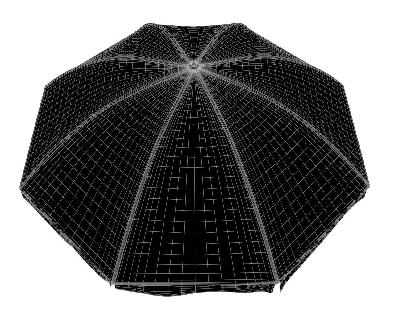 beach umbrella 3D model_4