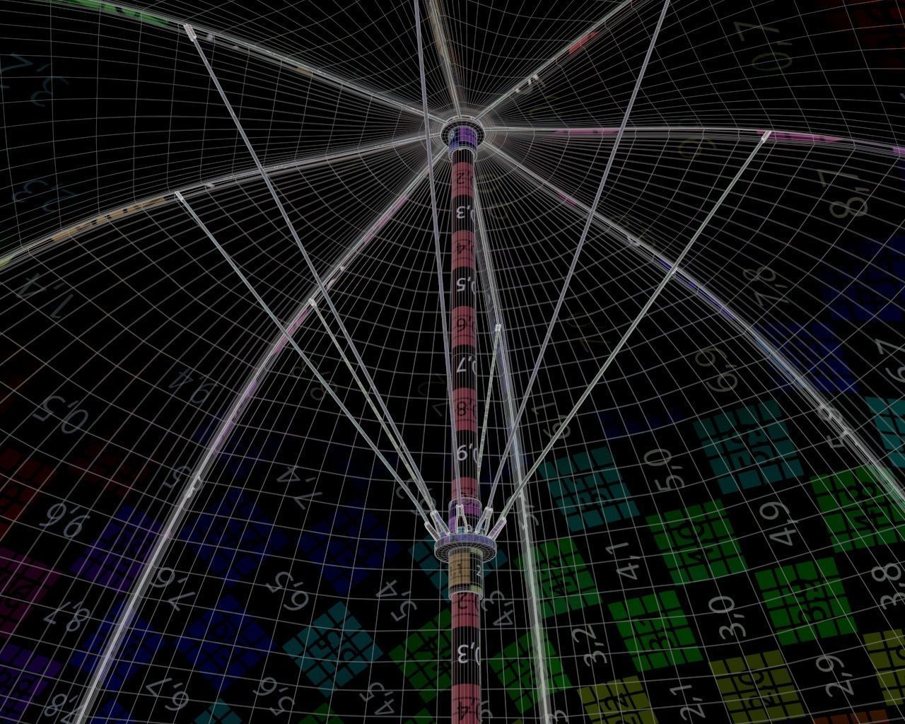 beach umbrella 3D model_8