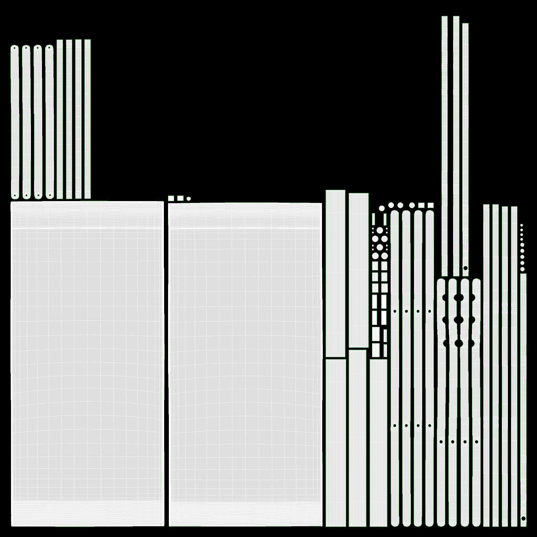 beach sun lounger and umbrella 3D model_21