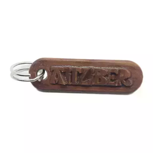 AITZIBER Personalized keychain embossed letters