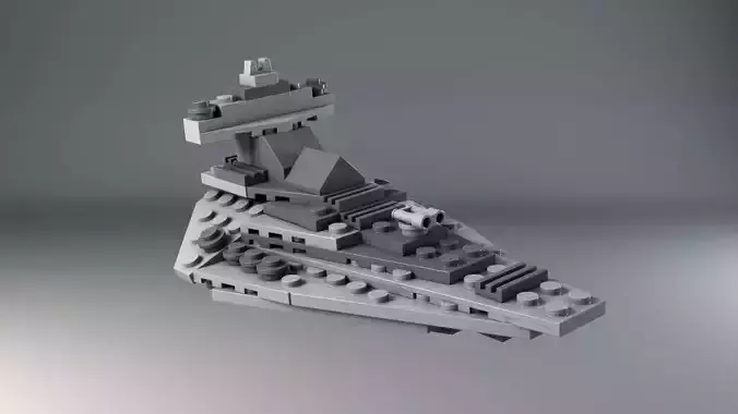 Lego Mini Star Destroyer 3D model