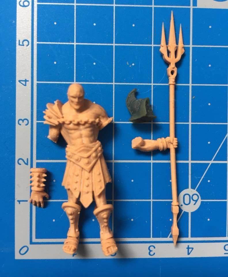 Gladiator 3D print model - retiarius 35mm scale 3D print model_8