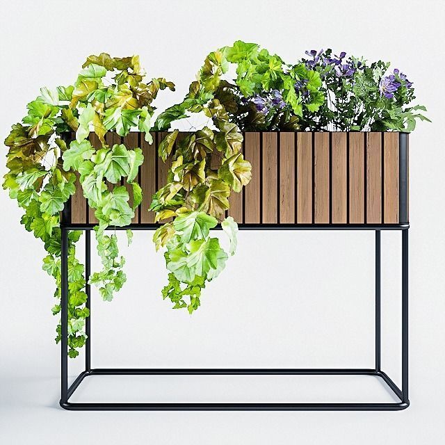 Cane line rectangular and square Combine 3D model_1