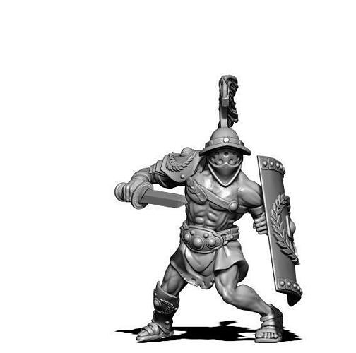 gladiator - Titus 3D print model - murmillo 35mm scale 3D print model